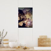 Brand van Brunhilde Poster (Keuken)