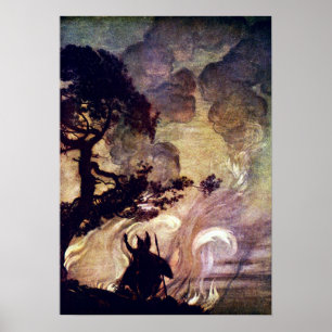 Brand van Brunhilde Poster