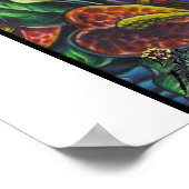 Brand van de Tiki, goed afgedrukt Poster (Hoek)