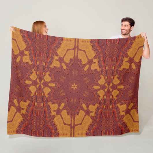 Brand van Itzpapalotl 135 Fleece Deken (In situ)