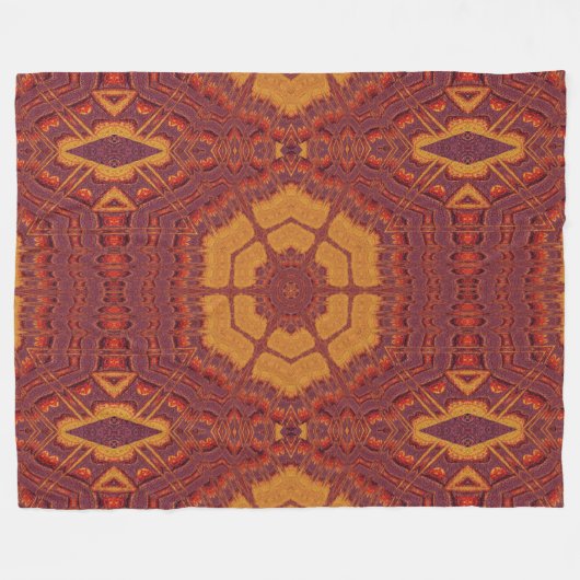 Brand van Itzpapalotl 136 Fleece Deken (Voorkant (Horizontaal))