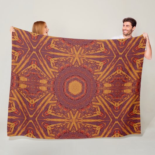 Brand van Itzpapalotl 138 Fleece Deken (In situ)