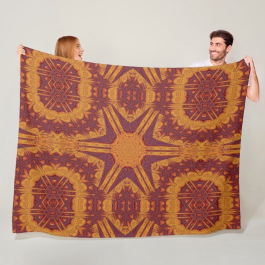 Brand van Itzpapalotl 147 Fleece Deken (In situ)