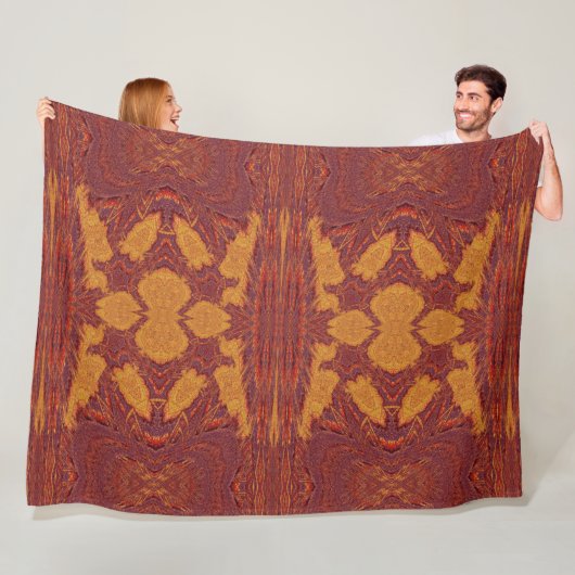 Brand van Itzpapalotl 150 Fleece Deken (In situ)