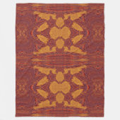 Brand van Itzpapalotl 150 Fleece Deken (Voorkant)