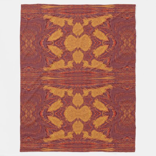 Brand van Itzpapalotl 150 Fleece Deken (Voorkant)