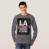 brand van Los Angeles in vuur T-shirt (Voorkant volledig)