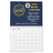 Brandable 2026 Islamic Hijri Calendar Customisable Kalender (Mar 2026)