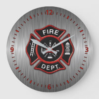 Brandafdeling Badge Red