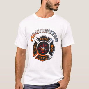 Brandafdeling Chrome Badge T-shirt