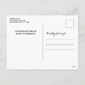 Brandafdeling Embleem Thin Red Line met Kerstmis Feestdagenkaart (Achterkant)