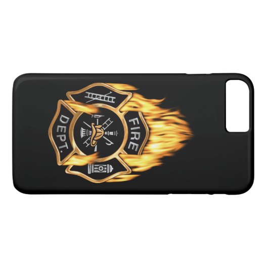 Brandafdeling - Goudbadge Case-Mate iPhone Case (Achterkant (Horizontaal))
