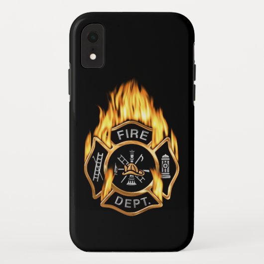 Brandafdeling - Goudbadge Case-Mate iPhone Case (Achterkant)