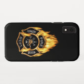 Brandafdeling - Goudbadge Case-Mate iPhone Case (Achterkant (horizontaal))
