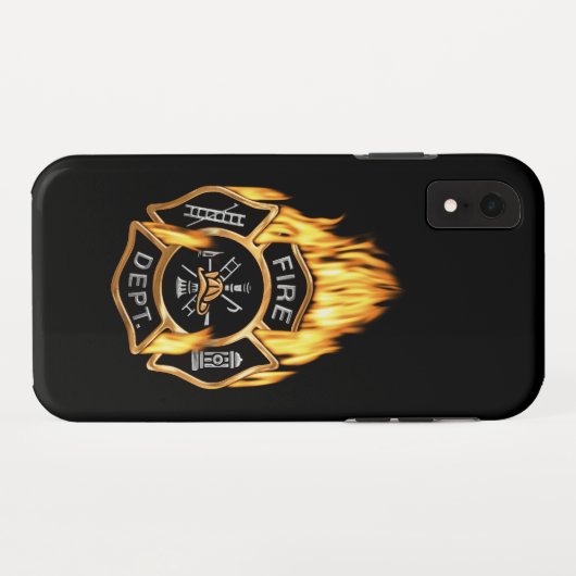 Brandafdeling - Goudbadge Case-Mate iPhone Case (Achterkant (horizontaal))