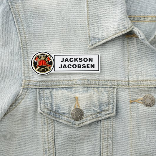 Brandafdeling Helmet en As zwart-wit Naamplaatje (In situ)