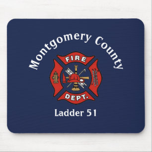 Brandafdeling Logo - Aangepast Muismat