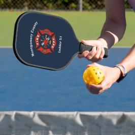 Brandafdeling Logo - Aangepast Pickleball Paddle