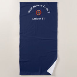 Brandafdeling Logo - Aangepast Strandlaken