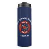 Brandafdeling Logo - Aangepast Thermosbeker (Voorkant)