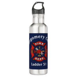 Brandafdeling Logo - Aangepast Waterfles