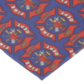 Brandafdeling Logo Patroon Tafelkleed (Gekanteld)