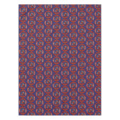 Brandafdeling Logo Patroon Tafelkleed (Voorkant)