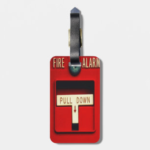 Brandalarm Bagagelabel