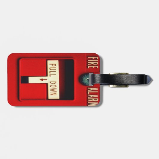 Brandalarm Bagagelabel (Achterkant horizontaal)