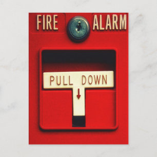Brandalarm Briefkaart