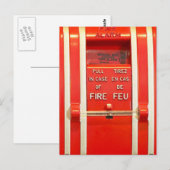 Brandalarm Briefkaart (Voorkant / Achterkant)