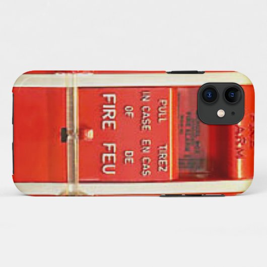 Brandalarm Case-Mate iPhone Case (Achterkant (horizontaal))