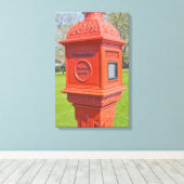 Brandalarmkast Canvas Afdruk (Insitu (Houten vloer))