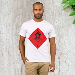 Brandbaar Gas Mannen T-shirt