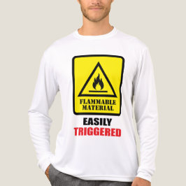 Brandbaar materiaal - gemakkelijk te activeren Tri-Blend shirt