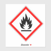 Brandbare COSHH Sticker (Vel)