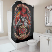 Brandbescherming die we altijd hebben. douchegordijn (In situ)