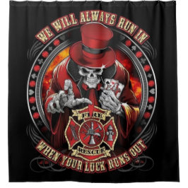 Brandbescherming die we altijd hebben. douchegordijn