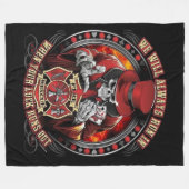 Brandbescherming die we altijd hebben. fleece deken (Voorkant (Horizontaal))