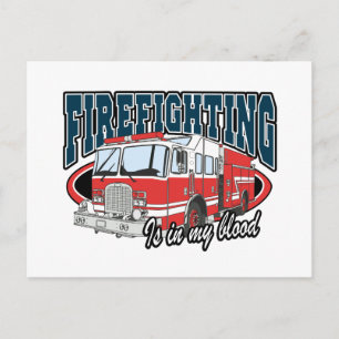 Brandbestrijding is in mijn bloed briefkaart