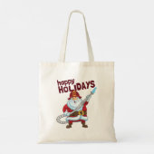 Brandbestrijding Kerstman Kerstman Brandweerman Tote Bag (Achterkant)