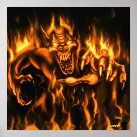 brandbestrijding: Poster 38x38 (Voorkant)