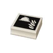 brandbestrijdingshelm veiligheidsbord rubberstempel (Stempel)