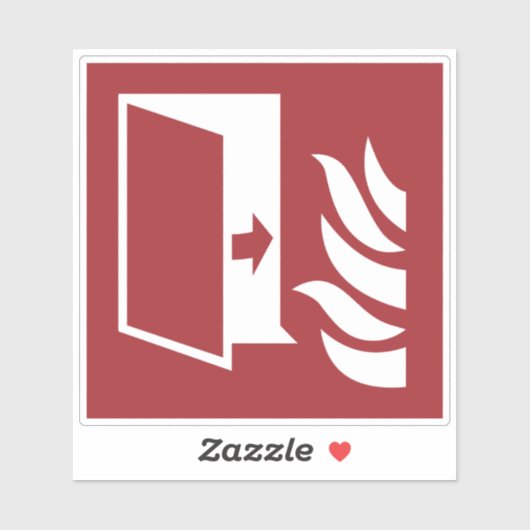 Brandbeveiliging Deur Veiligheid Teken Sticker (Vel)