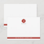 Brandbeveiliging | Maltees kruis Notitiekaartje (Voorkant / Achterkant)