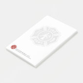 Brandbeveiliging | Maltees kruis Post-it® Notes (Schuin)