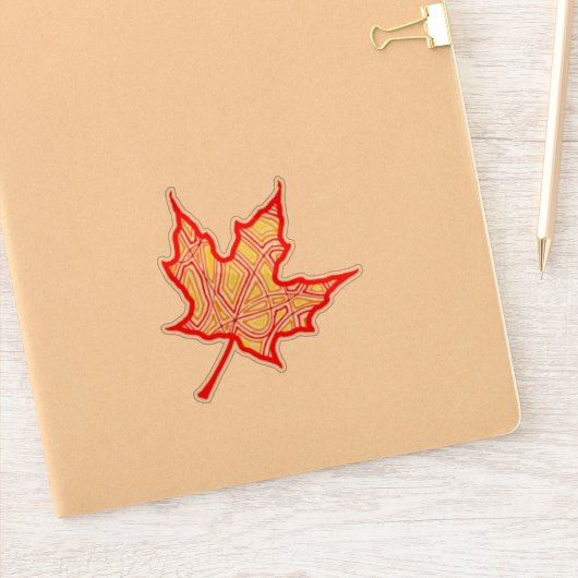 Brandblaar Sticker (Notitieboek)