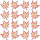 Brandblaar Sticker (Voorkant)