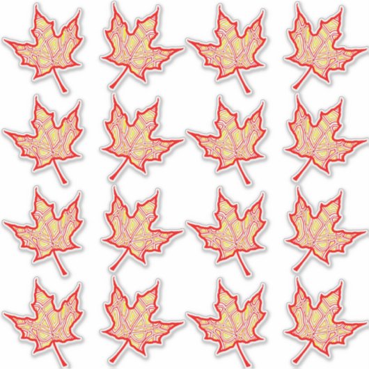 Brandblaar Sticker (Voorkant)