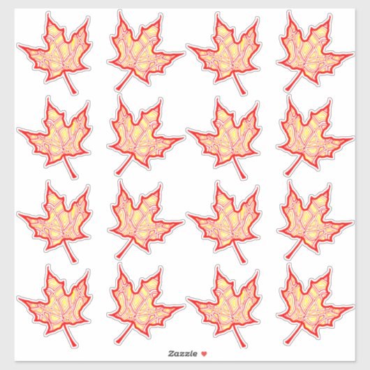 Brandblaar Sticker (Vel)